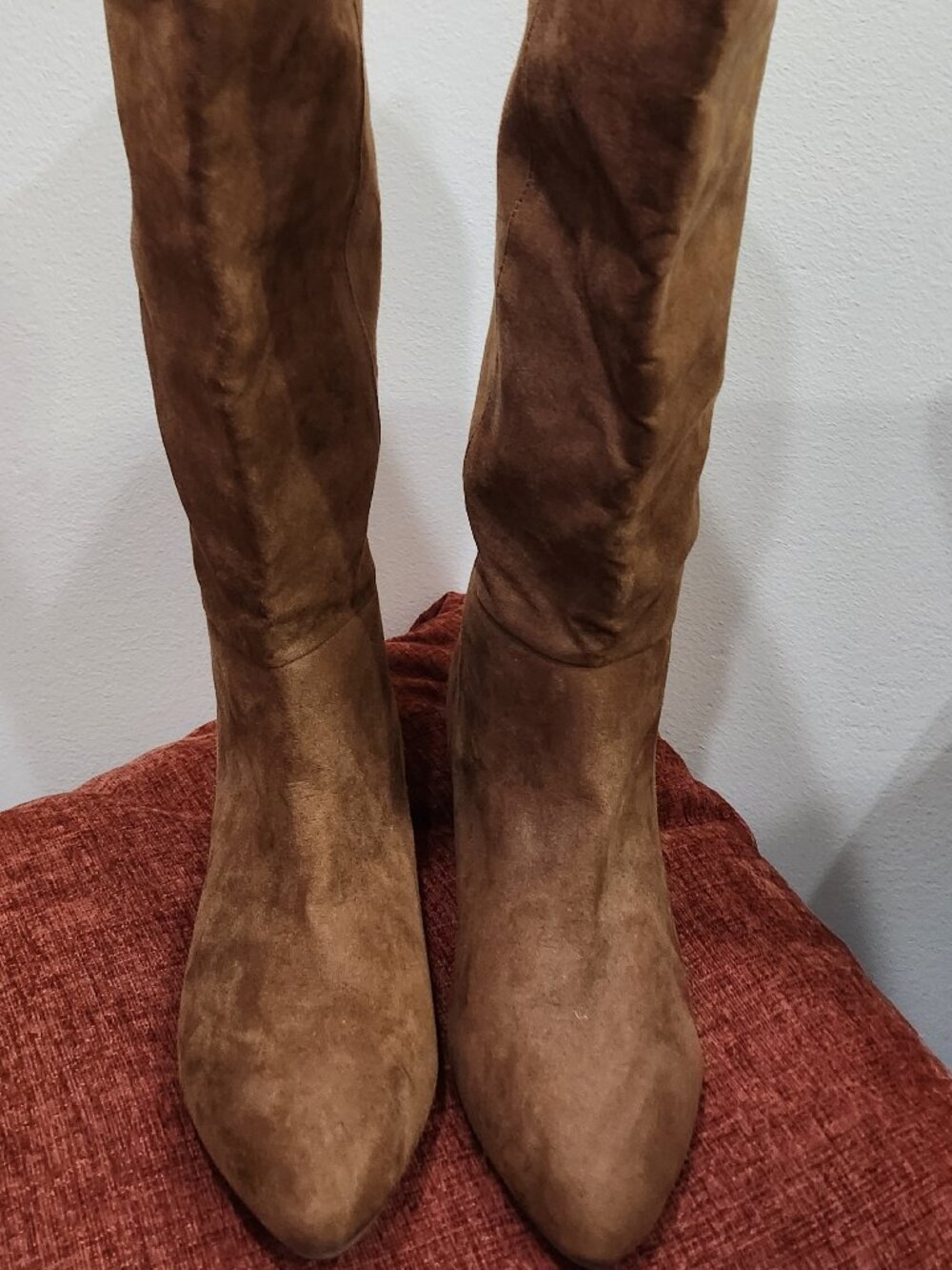 SO Dill Women’s Knee-High Boots – Cognac – Size 8.5